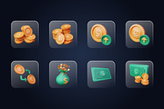 Money 3D Icons Set, an Object 3D Model by Kmg Design (Thumbnail 5 of 5)