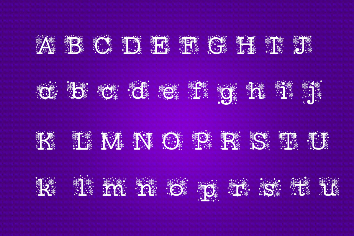Christmas Font preview 5