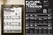 Event Calendar Schedule Poster, a Flyer Template by Danil Polshin (Thumbnail 1 of 9)