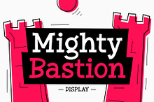 Mighty Bastion | Display Font