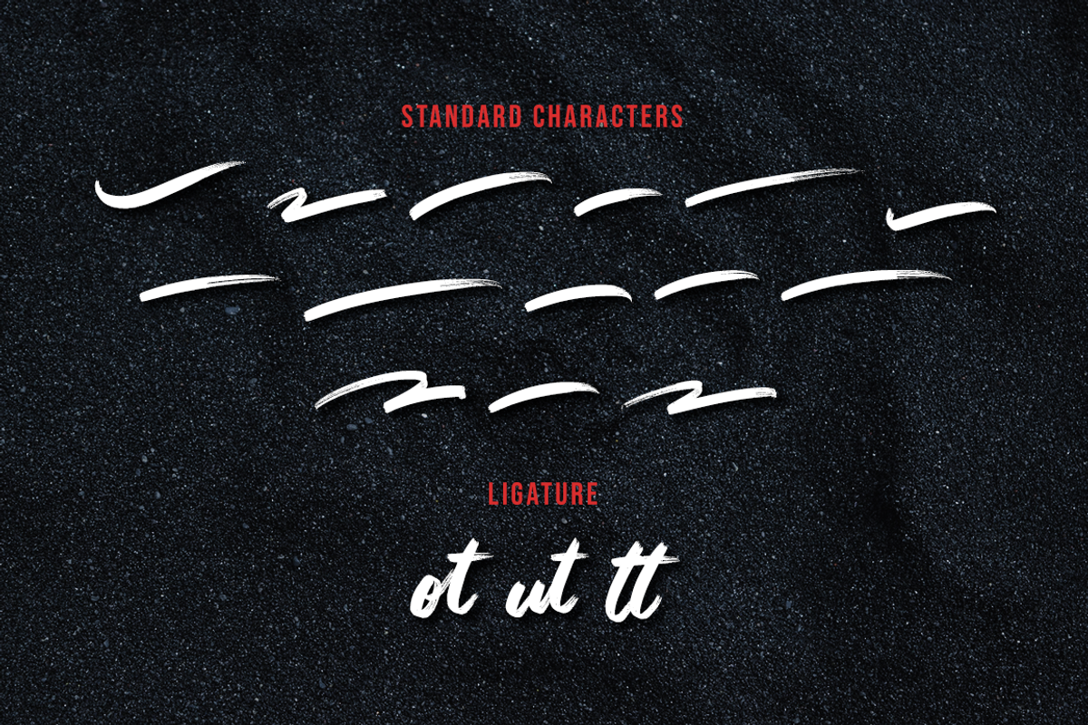Matter Wild a Brush Script Font, a Script Font by Fatmawati (Photo 11 of 12)