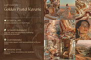 Golden Reverie AI Art & Prompt, a Decorative Illustration by Artimind Studio (Thumbnail 2 of 11)