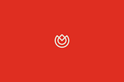 logo design minimal flower / fire, a Branding & Logo Template by Minimalist Logos (Thumbnail 1 of 5)