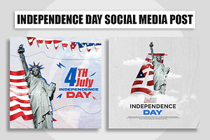 United States Independence Day, a Social Media Template by Northfrom