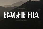 Bagheria - Stylish Modern Sans Font, a Sans Serif Font by PutraCetol Studio (Thumbnail 1 of 11)