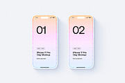 iPhone 17 Pro Clay - 24 Mockups, an iPhone Mockup by Asylab (Thumbnail 14 of 61)