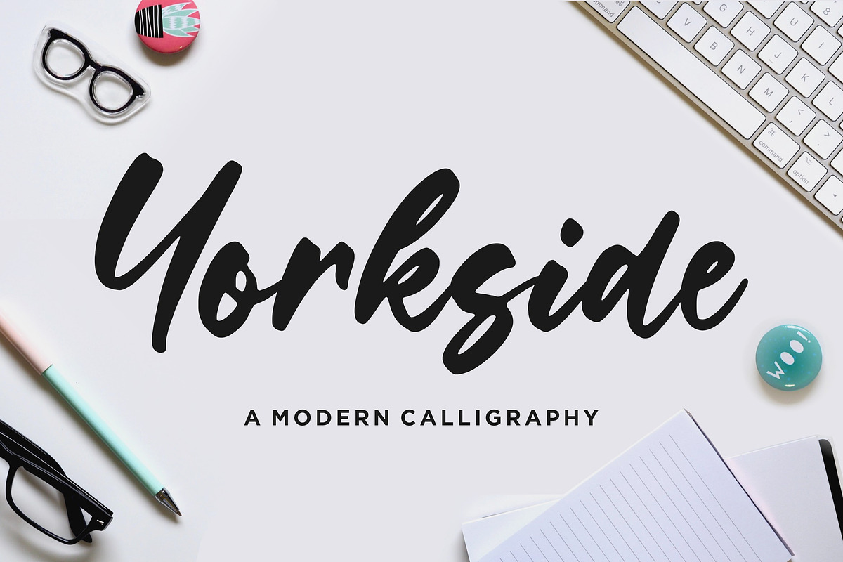 Yorkside - Modern Calligraphy Font, a Script Font by Balpirick Studio (Photo 1 of 7)