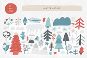 Winter Christmas Clipart, an Object Graphic by Veresk (Thumbnail 5 of 18)