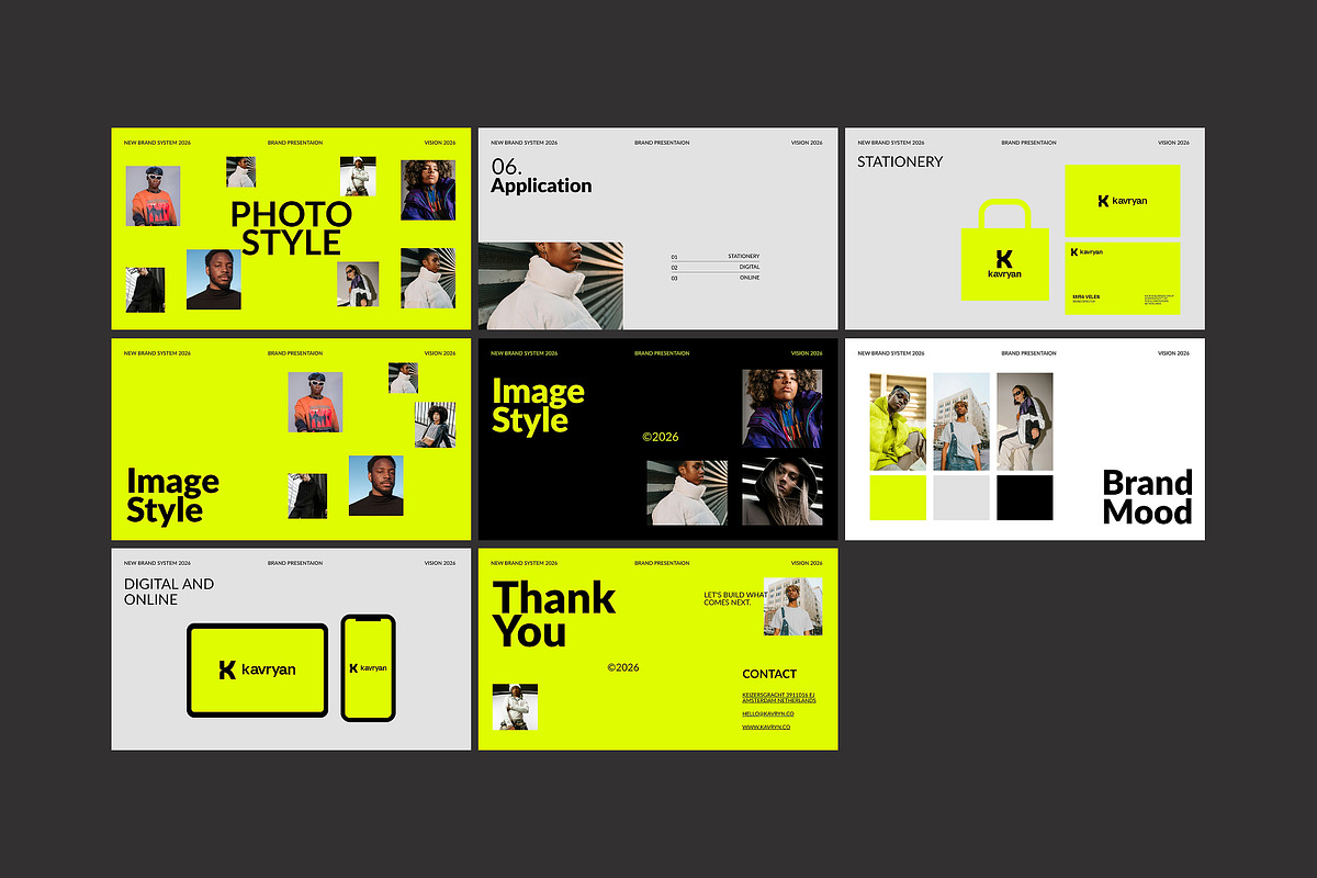Kavryan- Brand Guidline Keynote, a Presentation Template by adoestudio (Photo 10 of 10)