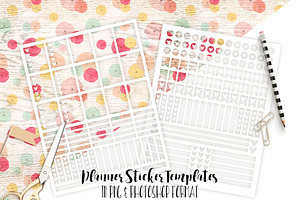 Planner Sticker Templates Photoshop