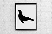 Seal Silhouette SVG, an Animal Illustration by newminddesign (Thumbnail 2 of 3)