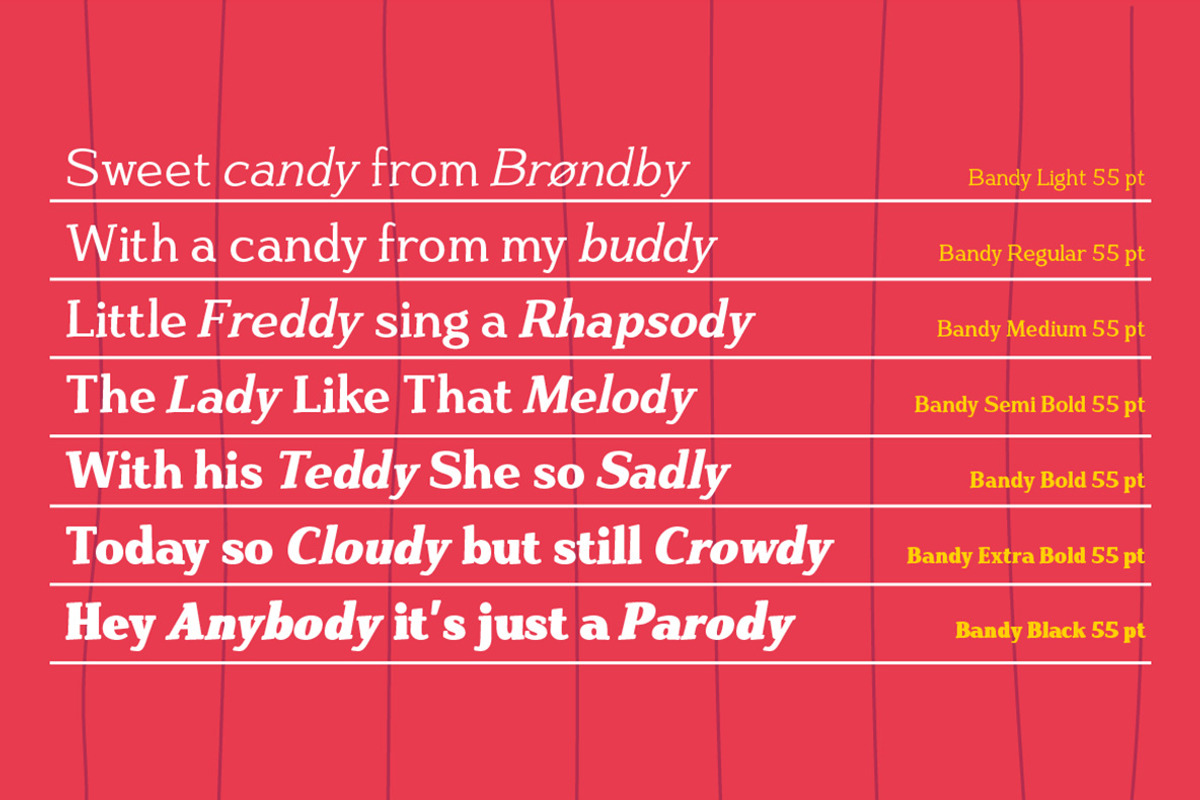 Bandy Retro Slab Font, a Slab Serif Font by Namela Studio (Photo 5 of 8)