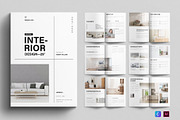 Minimal Interior Design Template, a Brochure Template by E-Type (Thumbnail 1 of 7)