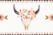 Watercolour Tribe&Flower DIY+Bonus, a Decorative Illustration by Graphic Box (Thumbnail 2 of 5)