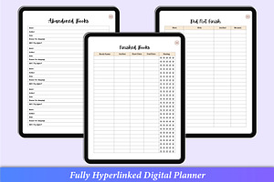 Digital Reading Planner For Ipad