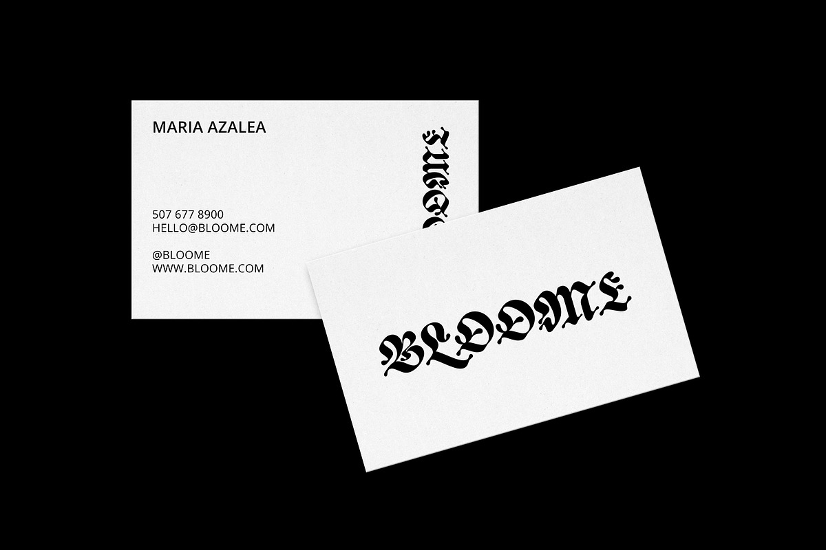 ED Begonia - Blackletter Typeface, a Blackletter Font by Emyself Design (Photo 10 of 12)
