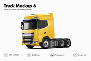 Truck Mockup 4, an Advertising Mockup by Mockupix (Thumbnail 1 of 12)