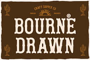CS Bourne Drawn, a Serif Font by Craft Supply Co. (Thumbnail 1 of 8)