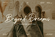 Beyond Dreams Signature Script Font, a Script Font by Heinzel Std (Thumbnail 17 of 17)