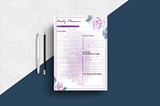 Daily , Weekly, Monthly Planner V13, a Stationery Template by Template Shop (Thumbnail 2 of 6)