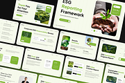 ESG Reporting PowerPoint, a Presentation Template by Annora Studio (Thumbnail 6 of 7)