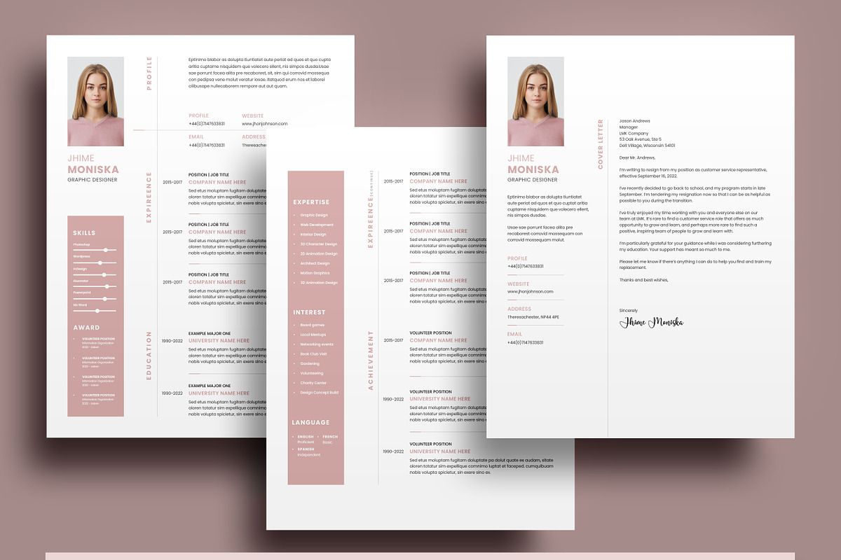 Executive Resume, CV Template, a Resume Template by Niofix (Photo 5 of 6)