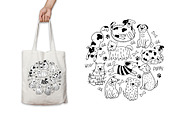 Cute cats and dogs!, an Animal Illustration by Alona Savchuk (Thumbnail 9 of 12)