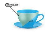 Tea Cup Mockup, a Cups & Container Mockup by Dev.Rawat21 (Thumbnail 2 of 4)