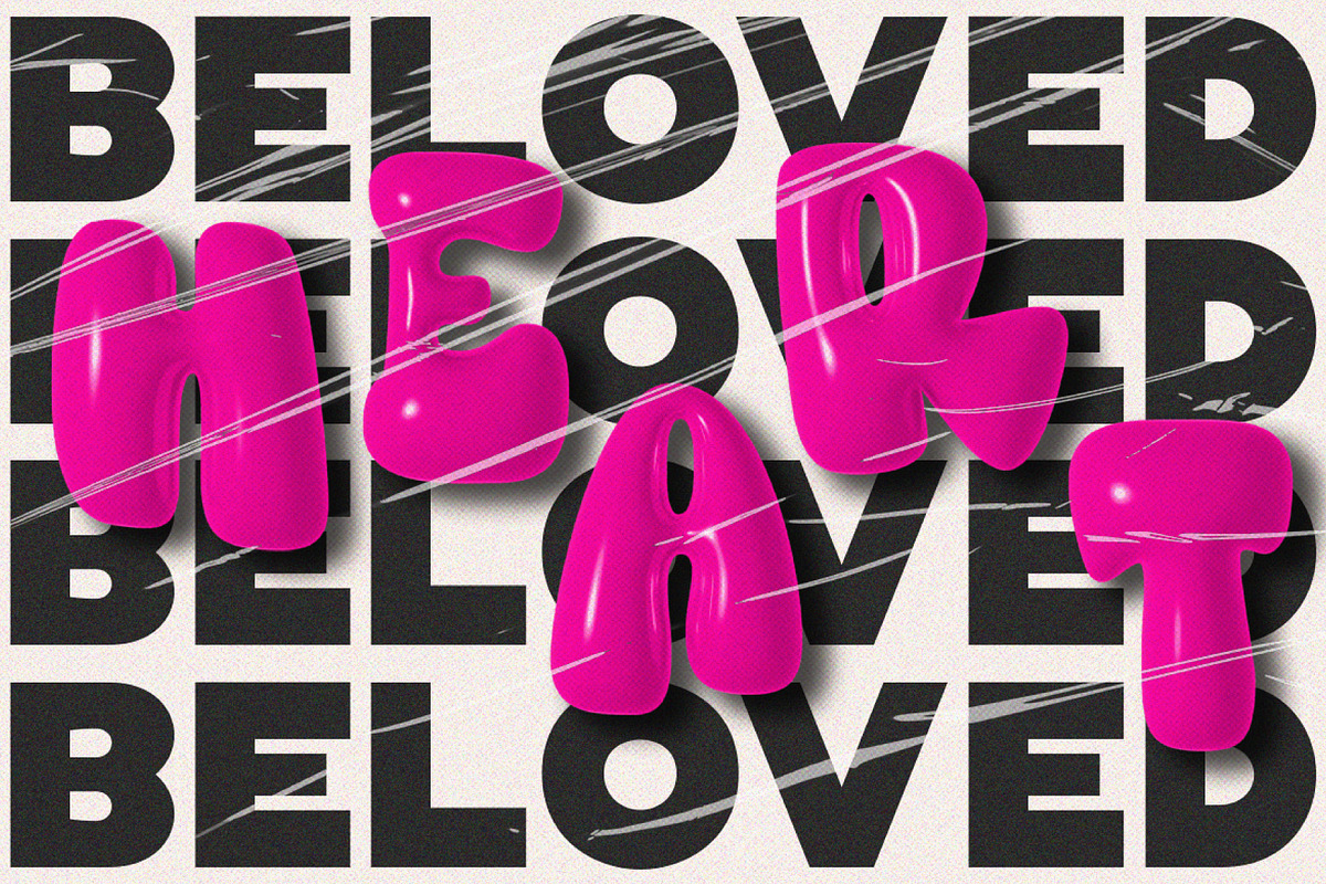 Raspberry Vine - 3D SVG Font, a Symbol Font by Prioritype Co (Photo 2 of 6)