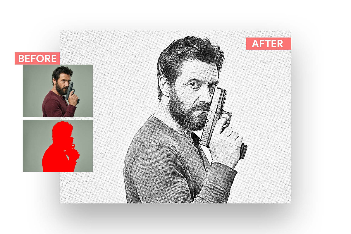 Classic Film Texture Pro Actions, an Action Add-On by MRI STUDIO (Photo 4 of 16)