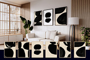 Black Bold Abstract Art Print Bundle, a Decorative Illustration by Vibrand Studio (Thumbnail 8 of 10)