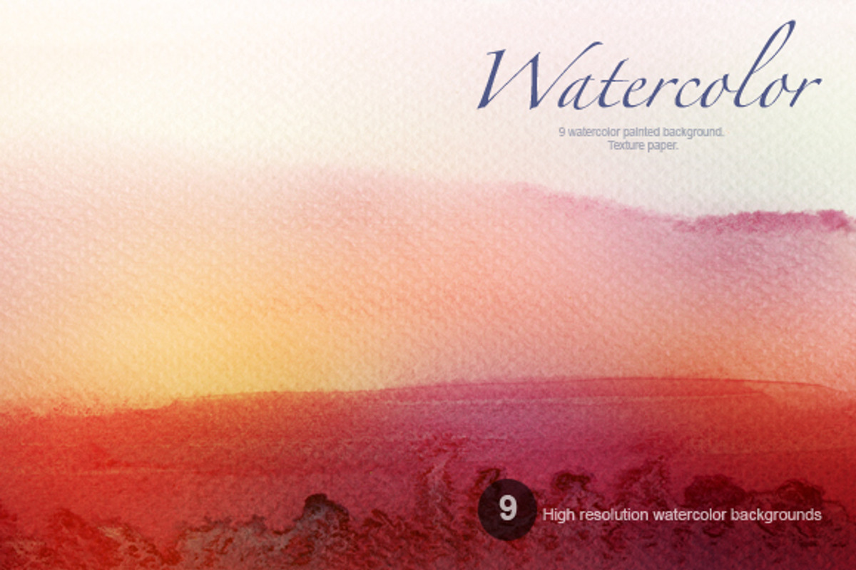 Collection of watercolor painting, a Texture Graphic by Liliia Rudchenko (Photo 1 of 5)