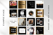 Gold and Black Instagram Templates, a Templates & Theme by Boltik Studio (Thumbnail 7 of 10)