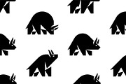 Bull Logo + pattern, an Object Graphic by NataliiaVolyk (Thumbnail 4 of 7)