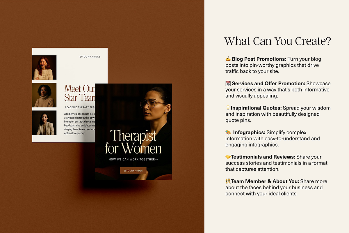 50 Luxury Instagram Canva Templates, a Social Media Template by Glo Design Studio (Photo 6 of 10)