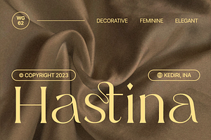 Hastina - Elegant Serif Font