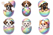 Easter Egg Shell Dogs PNG Clipart., an Animal Illustration by KennedyStudio (Thumbnail 3 of 5)