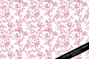 Floral Toile de Jouy Digital Paper, a Pattern Graphic by Chromolume Studio (Thumbnail 11 of 15)