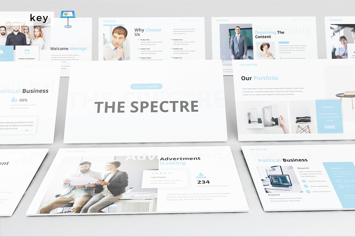 THE SPECTRE - Keynote Template, a Presentation Template by Shafura
