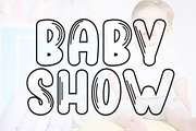 Baby Show | Script Font, a Script Font by Scratchones (Thumbnail 1 of 8)