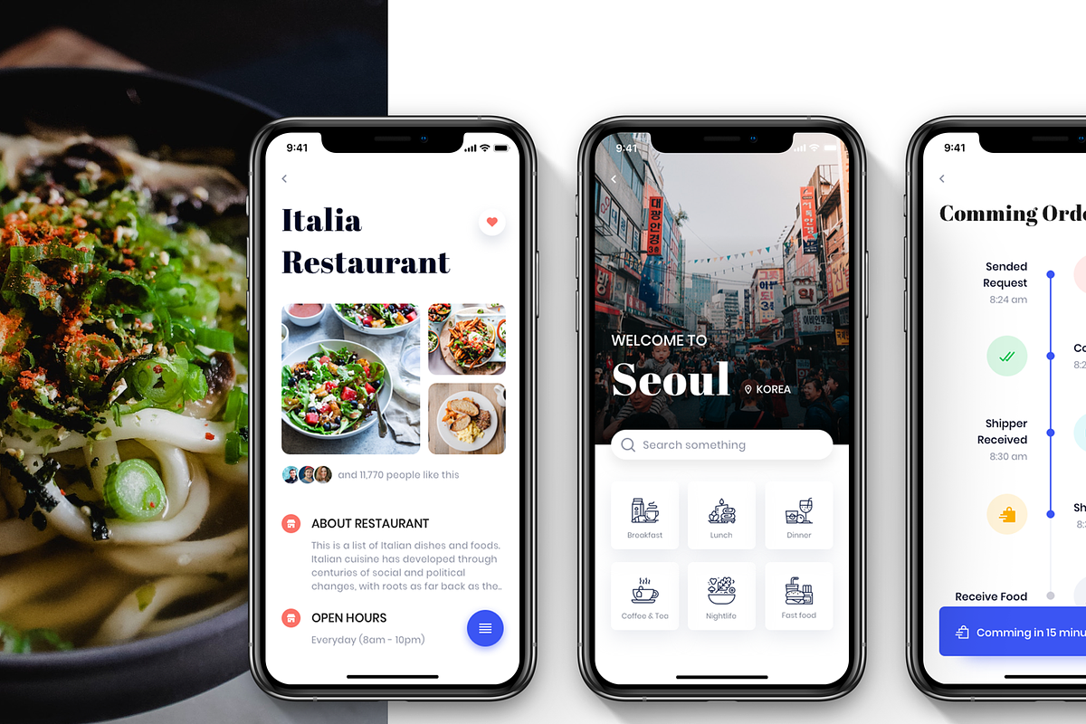 EAT ME - FOOD DELIVERY UI KIT, an UI Kit Template by Bymsmof (Photo 5 of 6)