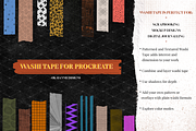 205 Washi Tape Bundle for Procreate, a Brush Add-On by OkayAnnie Designs (Thumbnail 16 of 22)