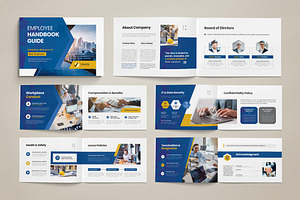 Employee Handbook Guide, a Brochure Template by Creativity-Design