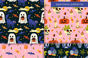 Spooky Cliparts, Stickers & Posters, a Seasonal Illustration by Panna Limon Store (Thumbnail 5 of 10)