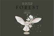 Autumn and Winter FOREST -watercolor, a Seasonal Illustration by Youksy (Thumbnail 9 of 29)