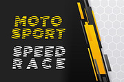 SPEED CRASH, a Sans Serif Font by Fourteen Letter (Thumbnail 3 of 7)