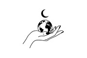 Hand Globe Silhouette Bundle, an Illustration by Designs_River (Thumbnail 29 of 31)