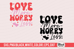 Retro Valentines Quote SVG EPS PNG