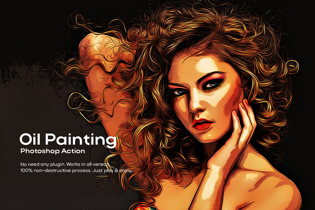 Oil Painting Action, an Action Add-On by DesignCave (Photo 1 of 5)