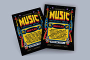 Music Festival Flyer template, a Flyer Template by megarez (Thumbnail 3 of 3)